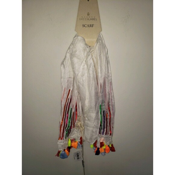 Quagga Greenlabel Multicolor Scarf & Bracelet Set NWT - Picture 2 of 11